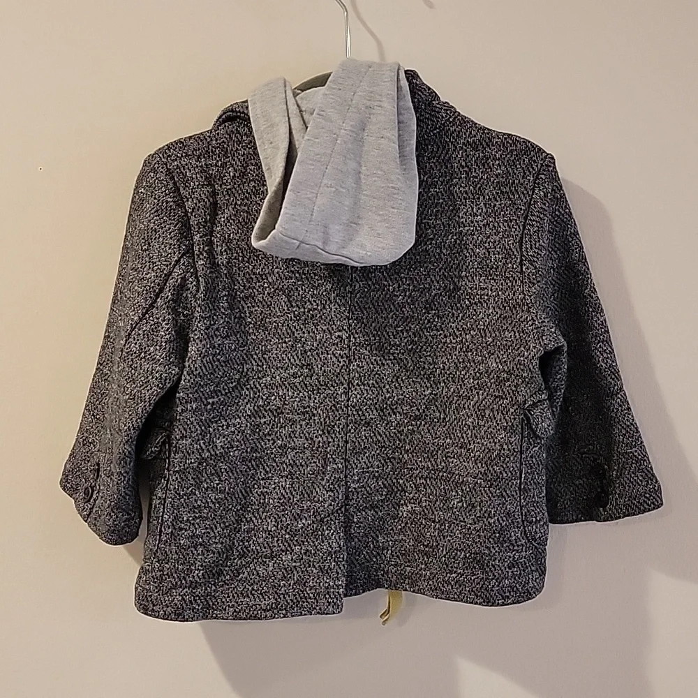 Oshkosh boys blazer jacket with hoodie jacket grey 18 months